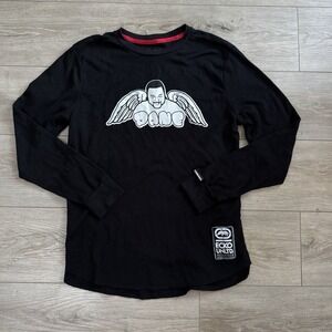 Vintage Y2k Ecko Unltd Men's Long Sleeve Shirt Brotherz Only Graphic Size Medium